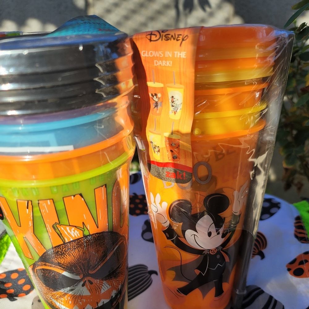 Zak! cups mickey and jack skeleton halloween edition